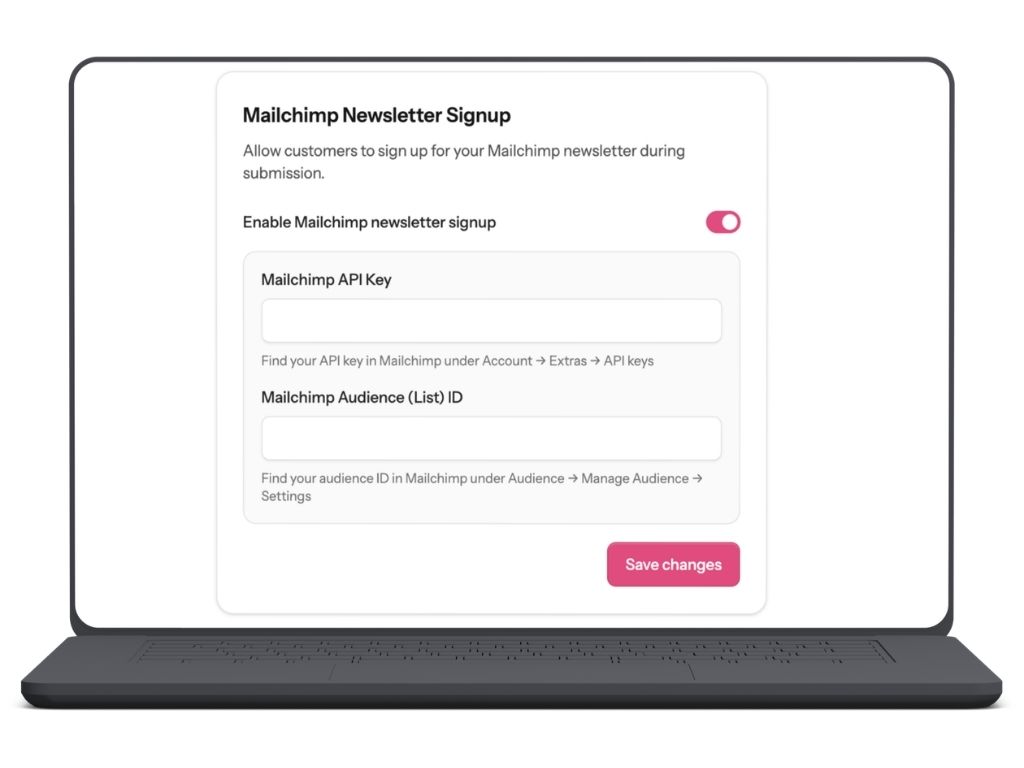 Mailchimp Integration